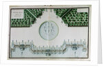 Ms 1307/50 Design for the Piece de Neptune at Versailles by Andre Le Notre
