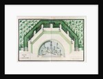 Ms 1307/40 Design for the Bassin de l'Encelade at Versailles by A. & Marsy G. and B. Le Notre