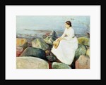 Inger on the Beach, or Evening by Edvard Munch