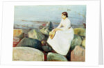 Inger on the Beach, or Evening by Edvard Munch