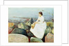 Inger on the Beach, or Evening by Edvard Munch
