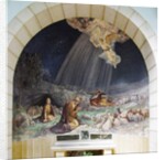 Angel of the Lord visits the Shepherds, Sanctuary of the Shepherd's Chapel, Bethlehem by Umberto Noni