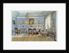 The Salon of Madame Hanska in St. Petersburg by Carl Ivanovitch Kollmann