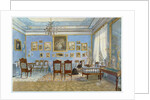 The Salon of Madame Hanska in St. Petersburg by Carl Ivanovitch Kollmann