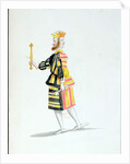 Janus costume for the 'Ballet de la Nuit' by Jean-Baptise Lully danced by Louis XIV, 23rd February 1653 by French School