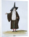 A Magician, theatrical costume design for the celebrations and parties of Louis XIV by Jean I (1640-1711) Berain