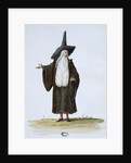 A Magician, theatrical costume design for the celebrations and parties of Louis XIV by Jean I (1640-1711) Berain