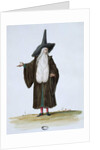 A Magician, theatrical costume design for the celebrations and parties of Louis XIV by Jean I (1640-1711) Berain