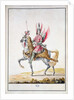 Horseman with wings by Jean I (1640-1711) Berain