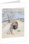 The 'Sans Pareil' in Brixham Harbour, c.1931 by Dora Carrington