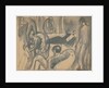 Maynard Keynes, Lytton Strachey and Others, c.1916 by Dora Carrington