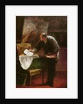 The Artist in his Studio by Honore Daumier