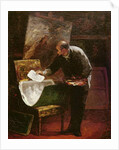 The Artist in his Studio by Honore Daumier