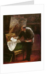 The Artist in his Studio by Honore Daumier