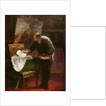 The Artist in his Studio by Honore Daumier