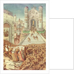 Nouv Acqu Fr 24920 fol.12 The Abduction of Helen by Jean Colombe