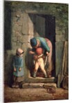 Maternal Care, 1855-57 by Jean-Francois Millet