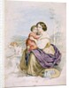 Woman and Child by French School