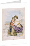 Woman and Child by French School