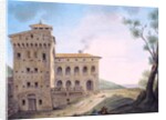 Italian palace by French School