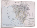 Map of Tuscany by French School