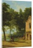 Italian Landscape with a Cavalier by Jean Victor Bertin