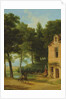 Italian Landscape with a Cavalier by Jean Victor Bertin