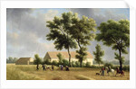 Landscape in Ile-de-France with Harvesters, 1802 by Jean Joseph Xavier Bidauld