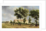 Landscape in Ile-de-France with Harvesters, 1802 by Jean Joseph Xavier Bidauld