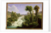 View from the Ile de Sora above the Waterfalls of the Chateau, c.1822 by Alexandre Hyacinthe Dunouy