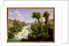 View from the Ile de Sora above the Waterfalls of the Chateau, c.1822 by Alexandre Hyacinthe Dunouy
