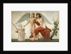Cupid Inviting Venus to a Sacrifice by Louis Lafitte