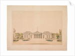 Facade of Chateau de Neuilly by French School