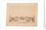 Facade of Chateau de Neuilly by French School