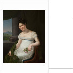 Half length portrait of La Duchesnois by or Berger Jenny Desoras