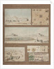 Six views and drawings of Lake Natron in Libya, made during the reconnaissance mission of the Egyptian Army led by General Andreossy, 1799 by Henri Joseph Redoute