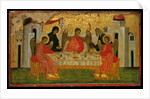 The Hospitality of Abraham, a Symbolic Representation of the Holy Trinity by Turkish School