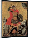Icon of St George Slaying the Dragon by Greek School