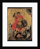 Icon of St George Slaying the Dragon by Greek School