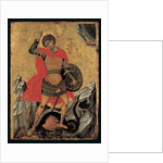 Icon of St George Slaying the Dragon by Greek School