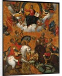 Icon of Four Military Saints on Horseback by Michele (attr. to) Damaskinos