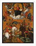 Icon of Four Military Saints on Horseback by Michele (attr. to) Damaskinos
