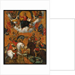 Icon of Four Military Saints on Horseback by Michele (attr. to) Damaskinos