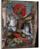 Icon of St George on Horseback Slaying the Dragon by Georgios Klontzas