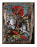 Icon of St George on Horseback Slaying the Dragon by Georgios Klontzas