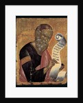 St. John the Theologian, Writing his Revelations on an Open Scroll by Andreas (attr. to) Rico