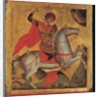 Icon of St. George on Horseback, Slaying the Dragon by Angelos Akotandos