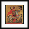 Icon of St. George on Horseback, Slaying the Dragon by Angelos Akotandos