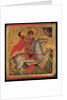 Icon of St. George on Horseback, Slaying the Dragon by Angelos Akotandos