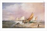 Off the French Coast, 1837 by Edward Duncan